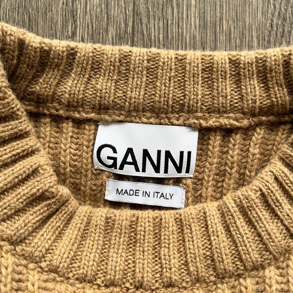 NWOT Ganni oversized wool sweater - Picture 2 of 5